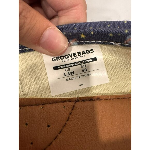 NWOT Groove Bags Space Corgi Shoes Size 8.5 Women’s - Picture 4 of 5
